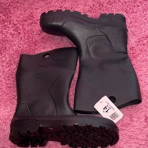 Dunlop Chesapeake Steel Toe Rubber Boots Black Size 14